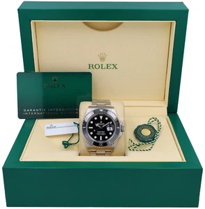 B&P Rolex Mens Watch Submariner 126610 41mm Black Luminous Dial Rotating Bezel - Picture 1 of 10