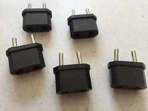 5 Packungen, 5 Stecker - 4 mm Farbe schwarz - Bild 1 von 3