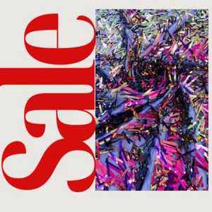 NEW  - Sword Sequins Fabric/Big Sequins Fabric Mesh/54 Inches Wide By Yard. - Picture 1 of 4