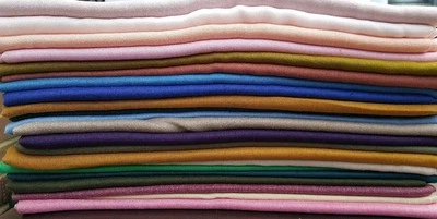 Plain Pashmina cotton/cashmere blend soft feel scarf from Turkey.