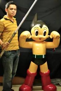 NEW! 5 Feet ASTROBOY LIFE SIZE STATUE CUSTOM JAPAN ANIME ROBOT 1/1 scale fan art - Picture 1 of 6