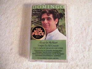 PLACIDO DOMINGO - Always in My Heart - CASSETTE CBS Sealed New - 1984 Pop Latin - Picture 1 of 5