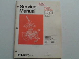 FULLER RT-910,RT-915 SERIES SERVICE MANUAL - Picture 1 of 1