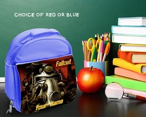 Fallout Brotzeittasche Kinder personalisiert Schule Brotdose Name bedruckt - Bild 1 von 3