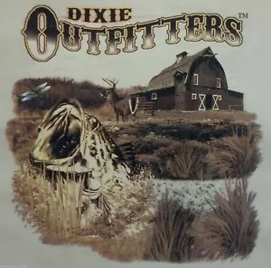 DIXIE OUTFITTERS BARSCH ANGELN HIRSCH JÄGER TASCHE HEMD #6852 - Bild 1 von 5