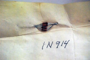 VINTAGE 1N914 long body signal diode pack of 4 - Picture 1 of 1