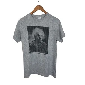 Vintage Albert Einstein Sz Small Gray E=MC² Reality Is Merely An Illusion Shirt - Picture 1 of 6