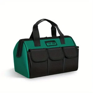 Strapazierfähige Werkzeugtasche aus verdicktem Oxford-Gewebe mit mehreren Fächern & Organiza - Bild 1 von 9