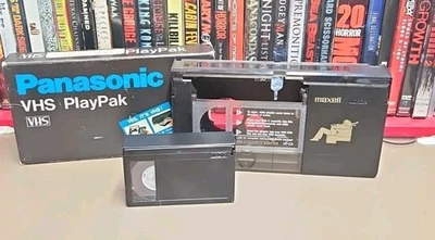 Maxell VHS-C Cassette Adaptor VHS Playpack Tape Playback With tape - Image 1 of 4