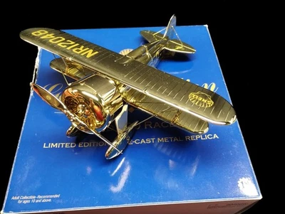 Nice Die Cast SHELL GOLDEN EDITION Laird 400 Racer Air Plane : First Gear - Image 1 of 4