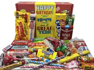 RETRO CANDY YUM ~ 1944 81. Geburtstag Geschenkkorb Box mit Nostalgie aus Kindh... - Bild 1 von 3