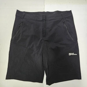 JACK WOLFSKIN Mens Shorts Black Size Xl Lightweight Outdoor Walking Hiking - Picture 1 of 12