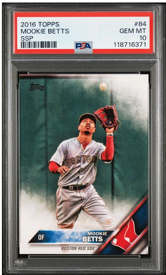 2016 Topps #84 Mookie Betts SSP PSA 10 Foto 1 de 1