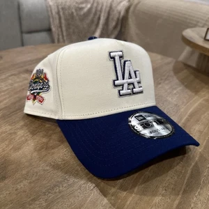 New Era 9FORTY A-Frame Los Angeles Dodgers 100th Anniversary Patch MLB Snapback - Picture 1 of 11