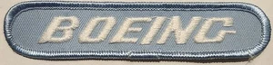 Boeing embroidered sew on patch aerospace airplanes rockets missiles satellites - Picture 1 of 1