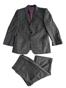 Traje Ted Baker Endurance 2 Piezas Para Hombre 42S Gris 38W 27L Pantalones Lana En muy buena condición - Imagen 1 de 19