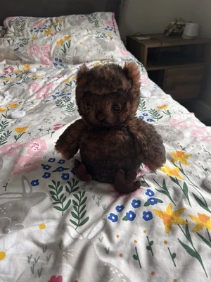 Jellycat - Cornelius Owl -  Soft Brown & Black Mix Nocturnal Bird - Image 1 of 4