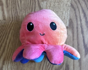 TeeTurtle - The Original Reversible Octopus Plushie - Mermaid + Sunset - Picture 1 of 4
