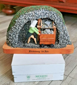 Erzgebirge Bergwerk - Förderung 16 Jhd. Werner Figuren Nr. 229/65 Neu im OVP - Bild 1 von 13