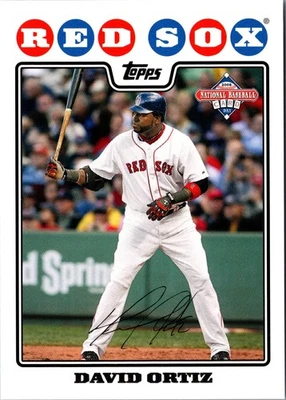 David Ortiz-2008 Topps National Baseball Card Day #4 Boston Red Sox - Image 1 of 2