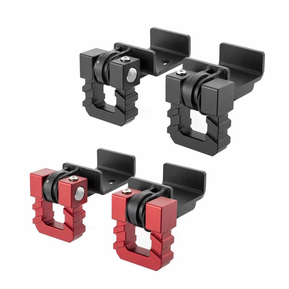 Par de ganchos de remolque delanteros kit de grilletes de anillo en D de 3/4"" para Toyota Tacoma 2009-2023 Foto 1 de 1