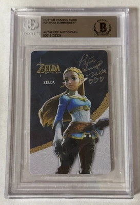 Zelda Breath of the Wild Patricia Summersett Autograph BGS Authentic Custom Card - Image 1 of 2