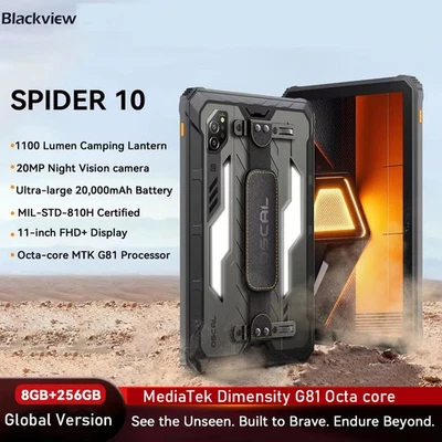 Blackview OSCAL SPIDER 10 Rugged Tablet 24GB+256GB 11'' HD+ 20000mAh Android 15 - Image 1 of 4