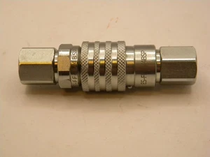 1/4 Zoll flache hydraulische Schnellkupplung Kupplung & Stecker, 2 Sets ES-FF-1/4 - Bild 1 von 9