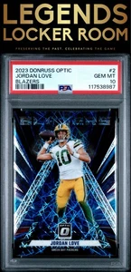 2023 Panini Donruss Optic Blazers #2 Jordan Love PSA 10 - Picture 1 of 2