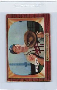 Bowman #217 Del Crandall Braves EX 1955 *2870 - Imagen 1 de 2