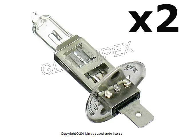 Lâmpada Saab (1994-2005) 12V - 55W (H1) farol de neblina fabricante de equipamento original nova (2) + 1 ano de garantia - Imagem 1 de 1