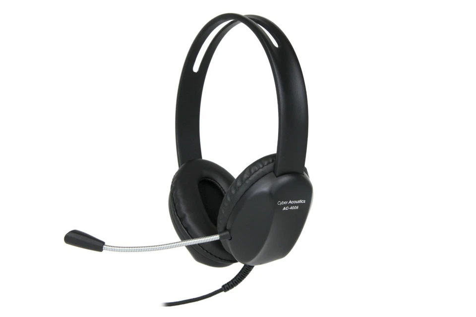 Cyber Acoustics Ac-4006 USB Stereo Headset AC4006