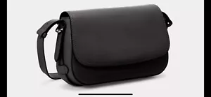 Ralph Lauren Black Leather Maddy Shoulder Bag New RRP £349 - Picture 1 of 4
