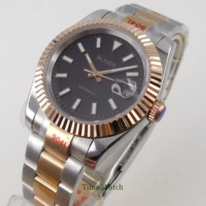 Reloj Hombre Automático Dos Tonos Oro Rosa Miyota8215 36mm 40mm Cristal Zafiro - Imagen 1 de 15