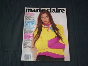 1993 APRIL MARIE CLAIRE MAGAZINE- FRENCH- GREAT COVER, PHOTOS & ARTICLES- RC 866 - Picture 1 of 2