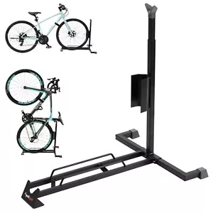 Bike Stand For Vertical And Horizontal Bike Storageupright Bicycle Stand Indoors - Picture 1 of 6