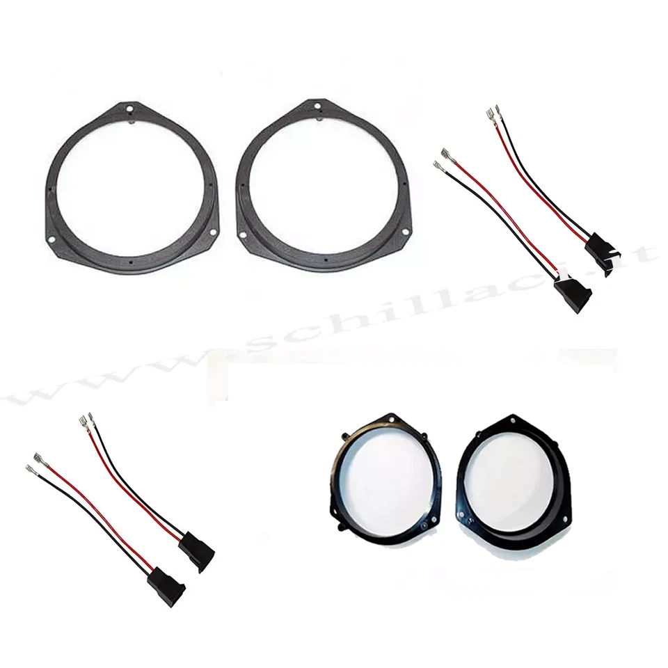 SCHILLACI.EU Adattatori Casse 165 mm + 130mm per fiat grande punto ant e post