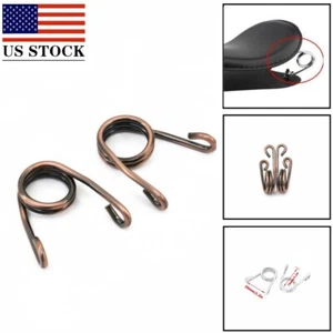 2" Solo Seat Springs For Harley Fatboy FLSTF 1990-2017 V-Type Copper - Picture 1 of 8