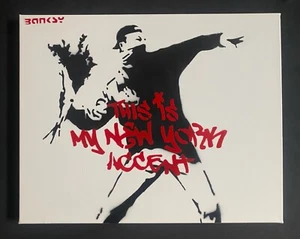 Banksy Rare Large Dismaland Painting 2015 with paperwork - Picture 1 of 6
