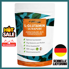 L-Glutamin Pulver 500g, Optimal Hochdosiert, Laborgeprüft, 50 Tage, Vegan