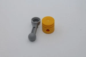 Lego Technic 8x Motor Kolben engine piston 2851 2852 gelb yellow hellgrau  - Picture 1 of 1