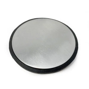 Round Anvil on Rubber Base Jeweller's Steel Planishing Bench Tool Hammering - Picture 1 of 4