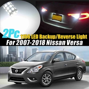 2Pc 1156(BA15S) 27SMD White Backup/Reverse Light for 2007-2018 Nissan Versa - Picture 1 of 7