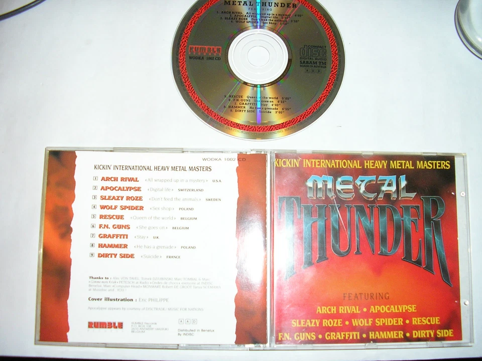 METAL THUNDER - Sampler          199x    RUMBLE      1.press - Image 1 of 1