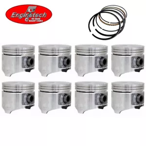 Flat Top Piston & Ring Set 040" FOR Chrysler Dodge Plymouth 318 LA V8 1985-1989 - Picture 1 of 1