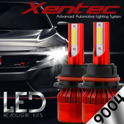 Kit de conversión de faros LED XENTEC 9004 HB1 6000K para Toyota Camry 1985-1991 Foto 1 de 4