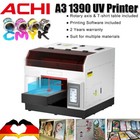 A3 UV Printer EPSON1390 Flat Inkjet DTG Printer For Cylindrical Metal 3D Printed