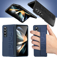 Case For Samsung Galaxy Z Fold 5/4/3 Wristband Anti-Slip Protector Flip Cover