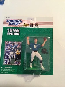 1996 STARTING LINEUP MARK BRUNELL ROOKIE JACKSONVILLE JAGUARS UW HUSKIES & CARD - Foto 1 di 2