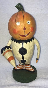 Lori Mitchell Figurine Lil Pumpkin RARE!  Retired Piece Halloween 10.5” Jol - Picture 1 of 8